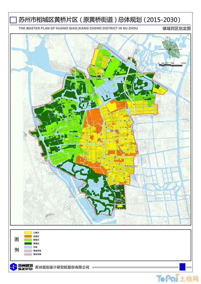 苏州市相城区黄桥片区(原黄桥街道)总体规划公示